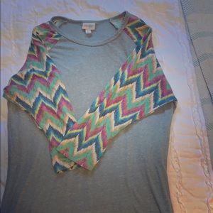 Lularoe three-quarter length T-shirt